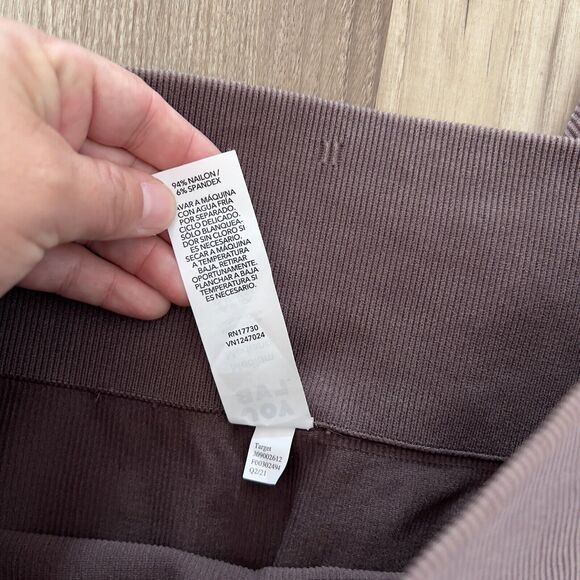 LabJoy Women’s Brown Seamless Support Fit Active Pants Medium - Picture 4 of 5